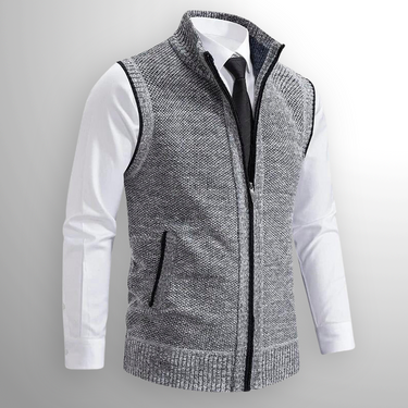 Ashbourne Merino Zip Vest — image 1