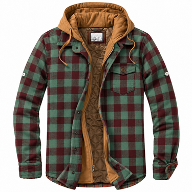 Harlow Hooded Check Jacket — image 3