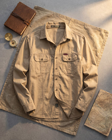 Marlow Cotton Utility Shirt — product image 2