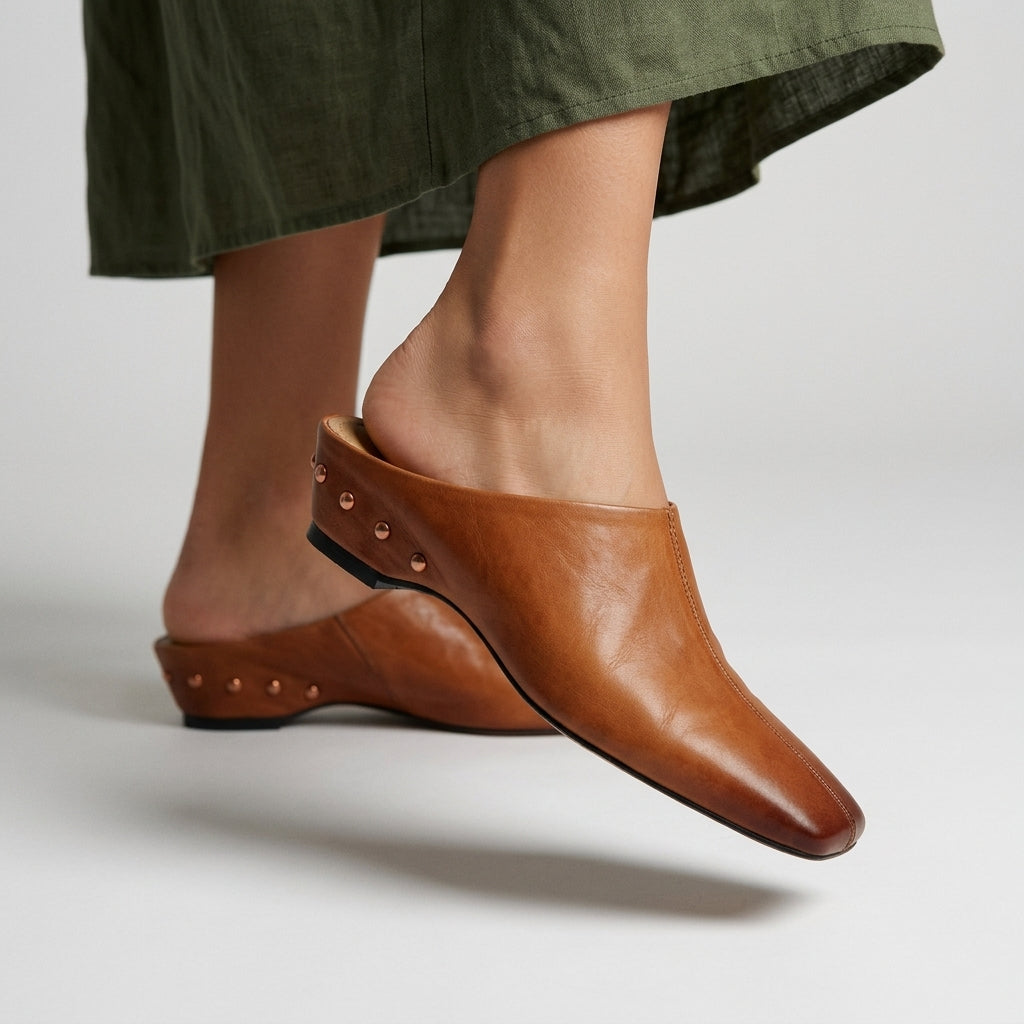 Bellamy Square Toe Leather Mule — product image 2