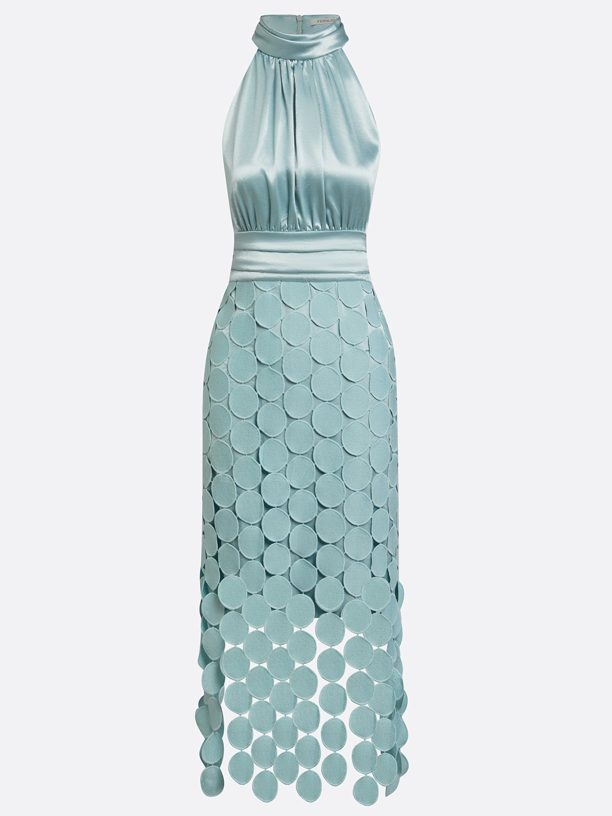 Lara Halter-Neck Midi Ceremony Dress