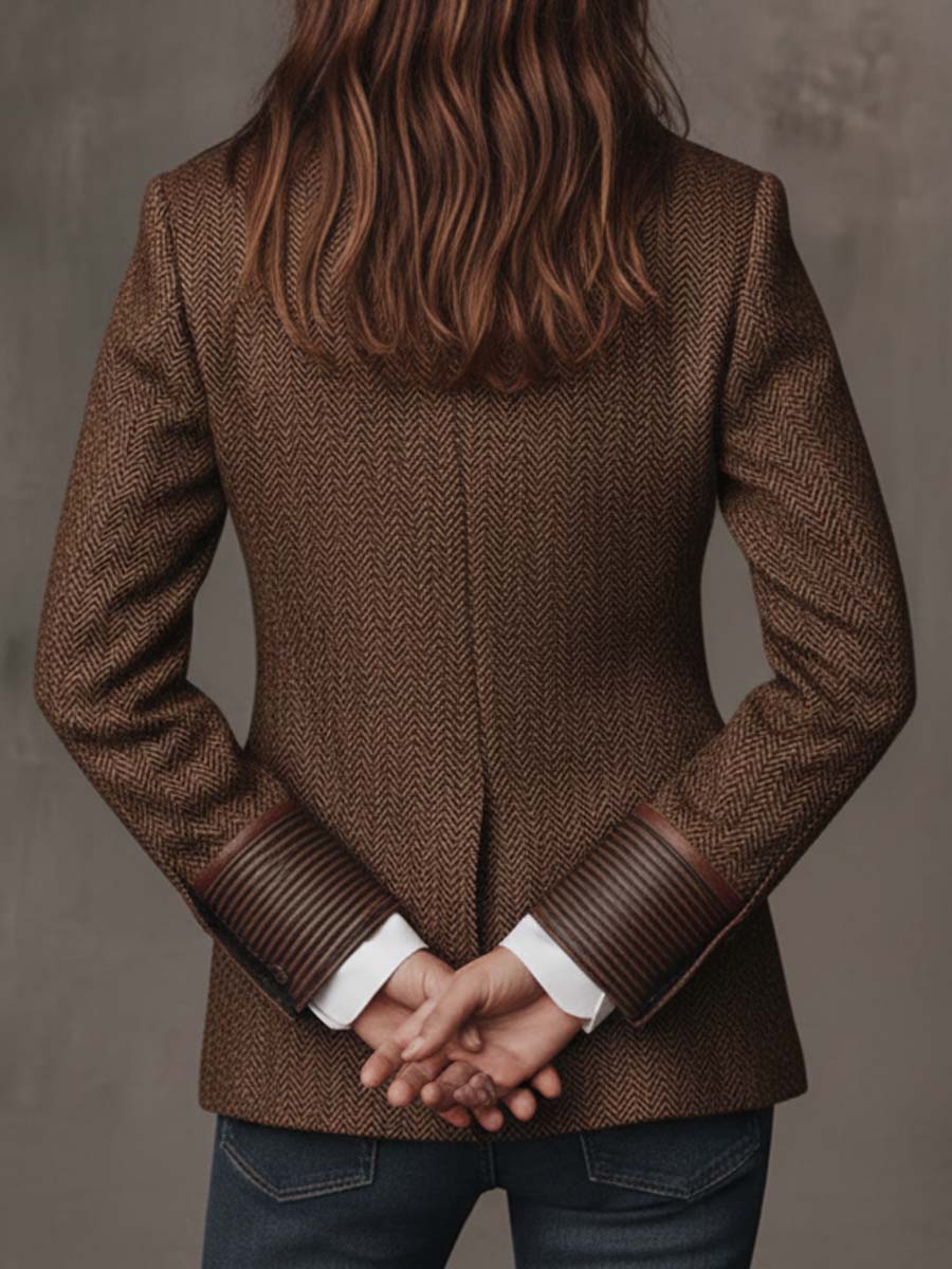 Carolina Herringbone Blazer