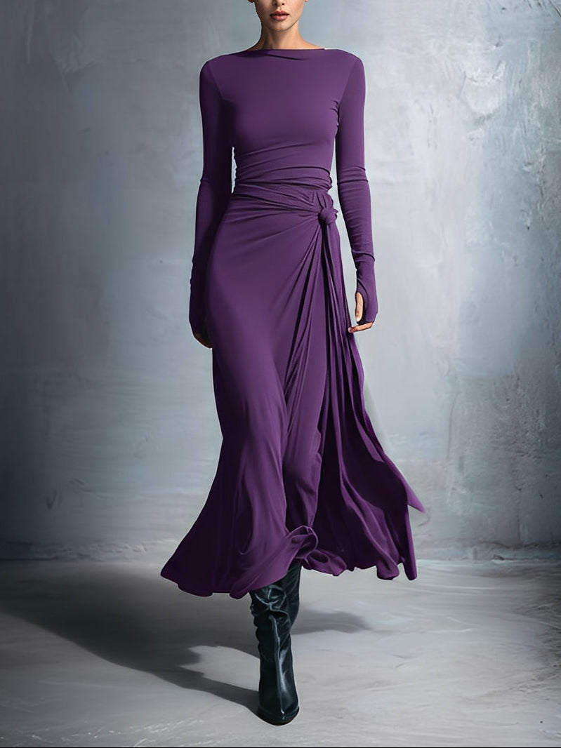 Noemi Wrap Maxi Dress