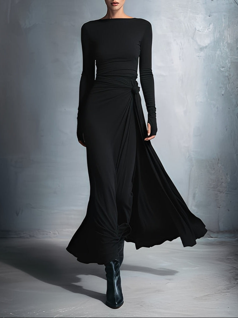Noemi Wrap Maxi Dress