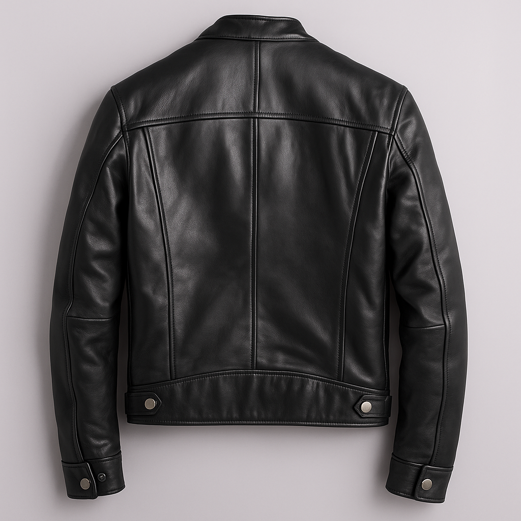 Thorne Vintage Leather Zip Jacket
