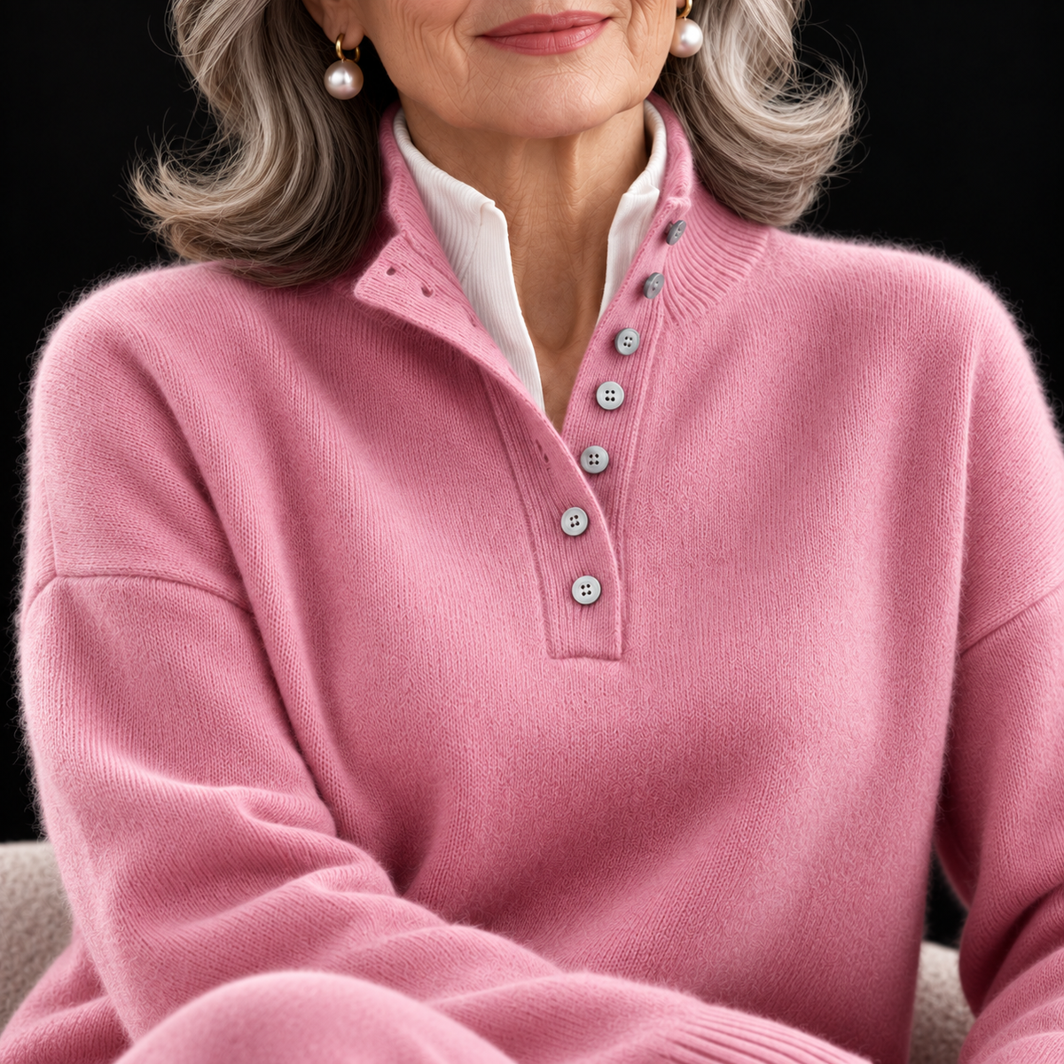 Leire Cashmere-Feel Two-Piece Knit Set