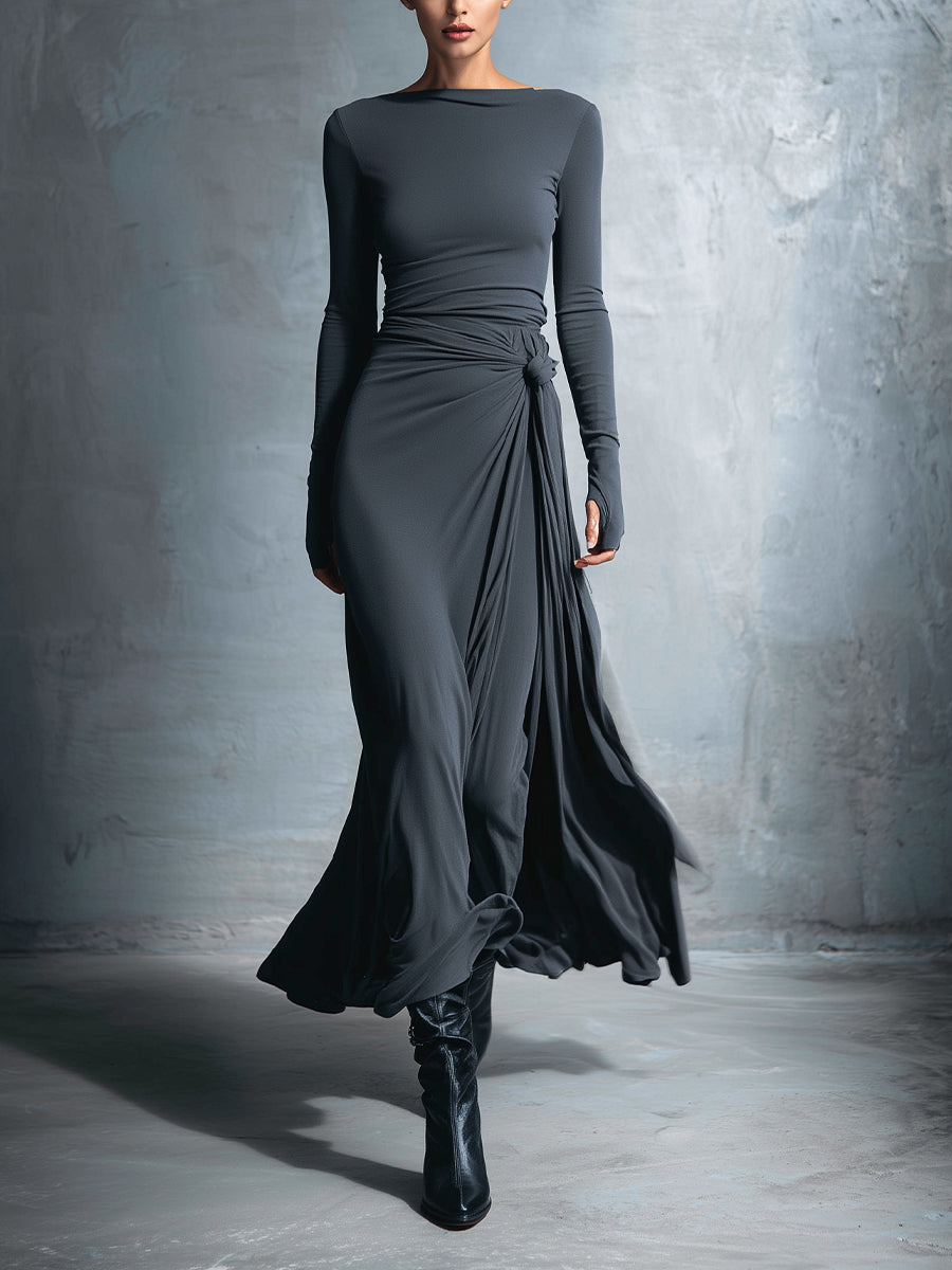 Noemi Wrap Maxi Dress