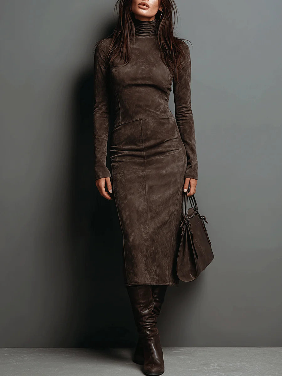 Eleonora Turtleneck Midi Dress
