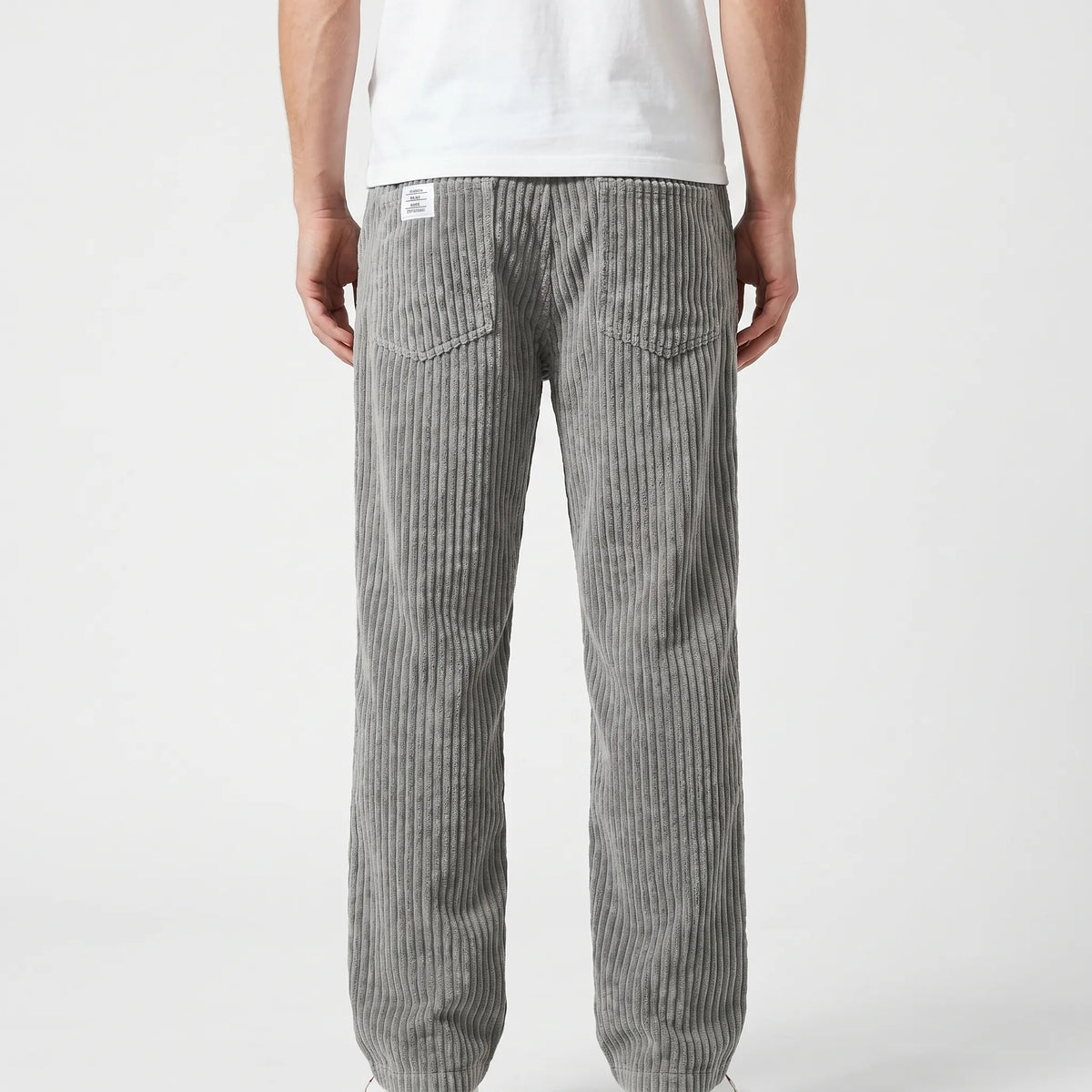 Tommaso Corduroy Trousers with Elastic Waist