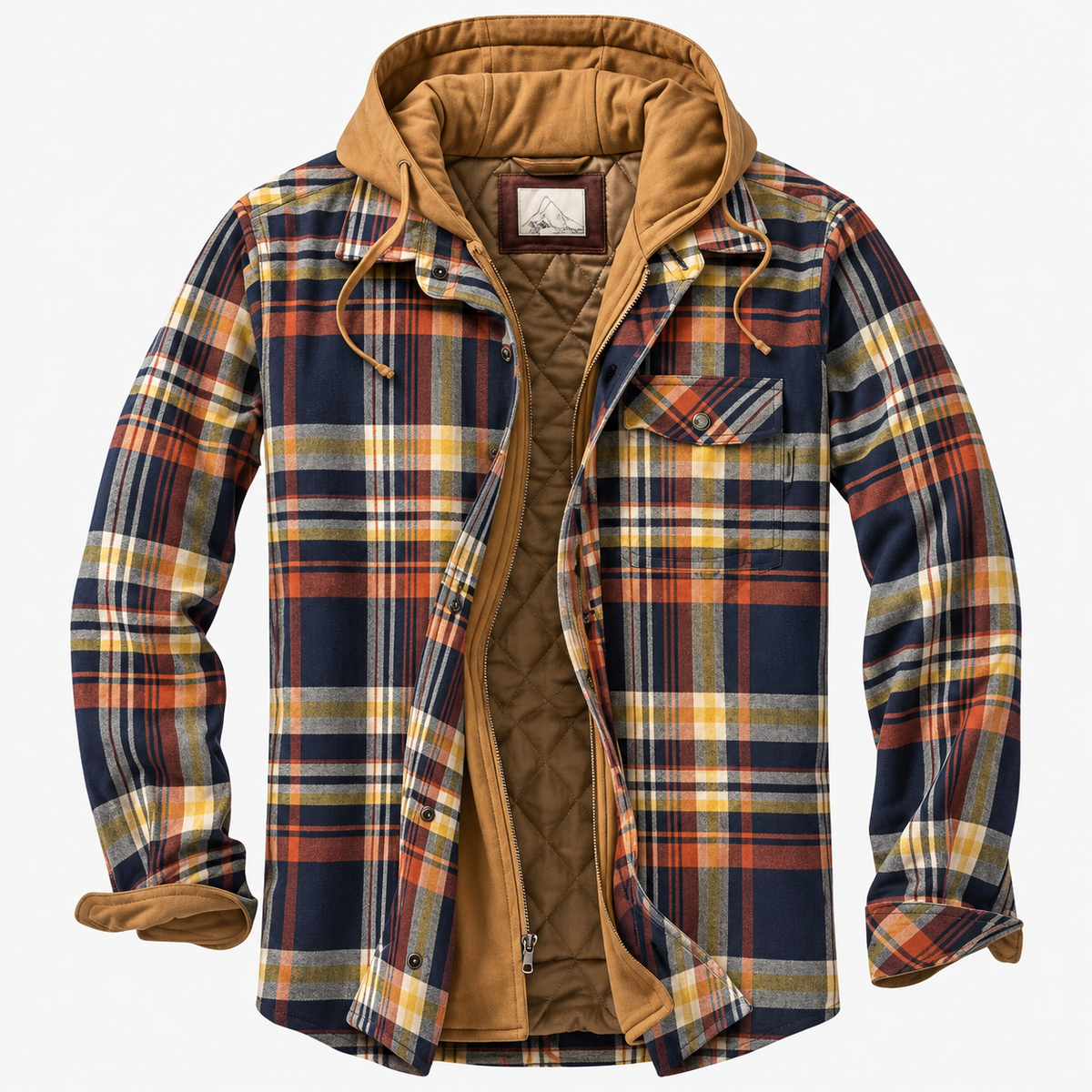 Harlow Hooded Check Jacket — image 2