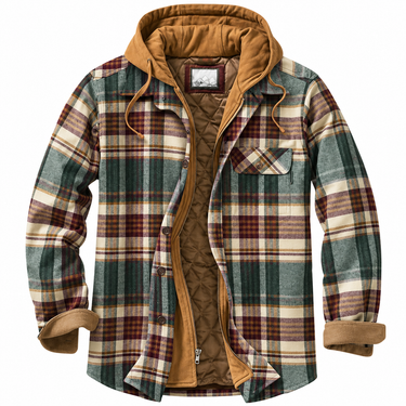 Harlow Hooded Check Jacket — image 4