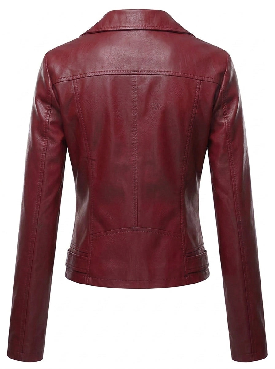 Blanca Leather Biker Jacket