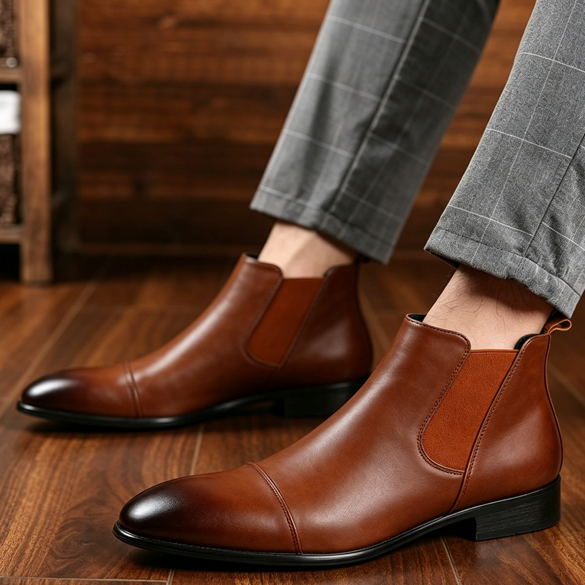 Wexford Leather Chelsea Boots — product image 11