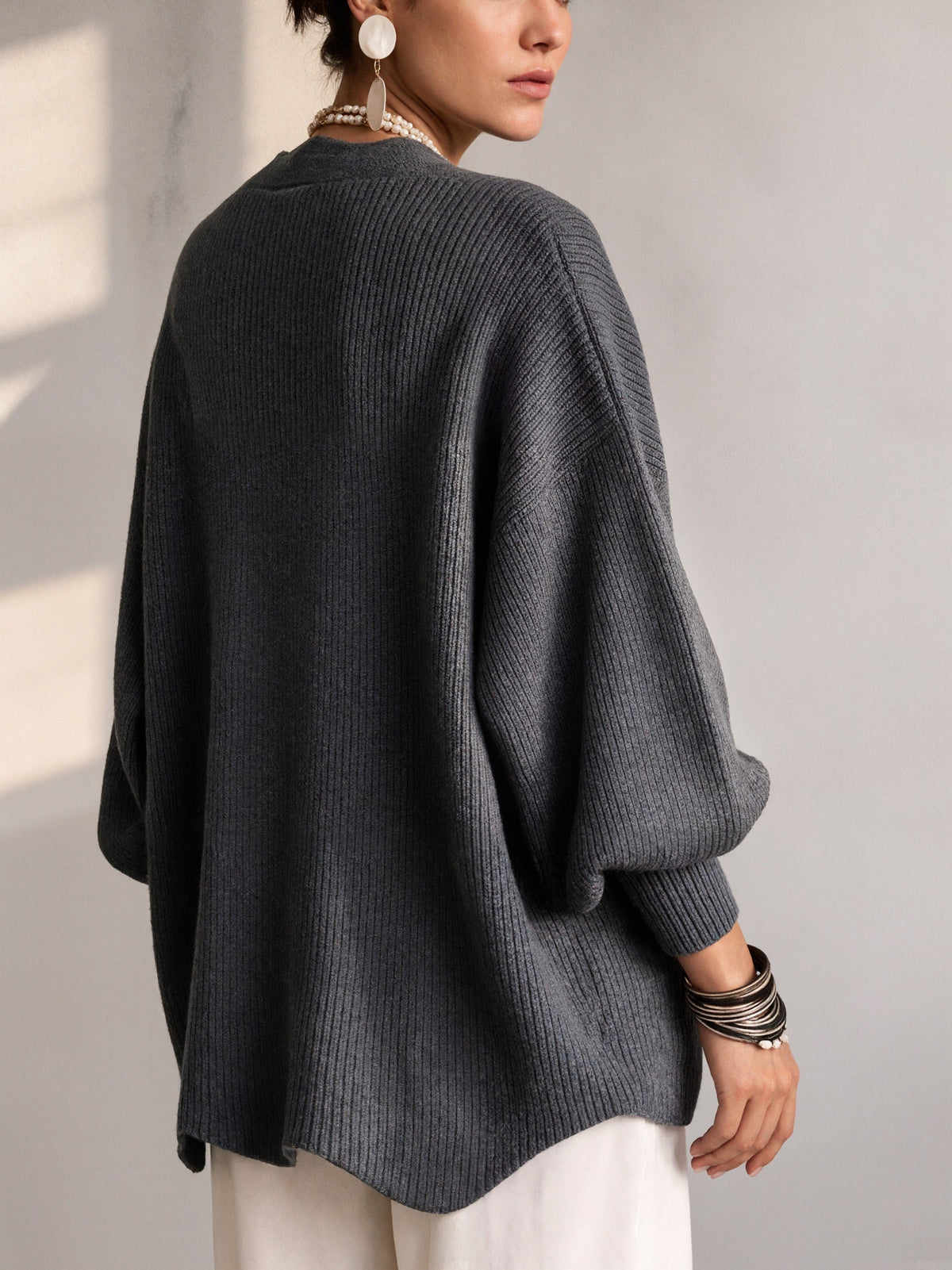 Pilar V-Neck Button Knit Cardigan
