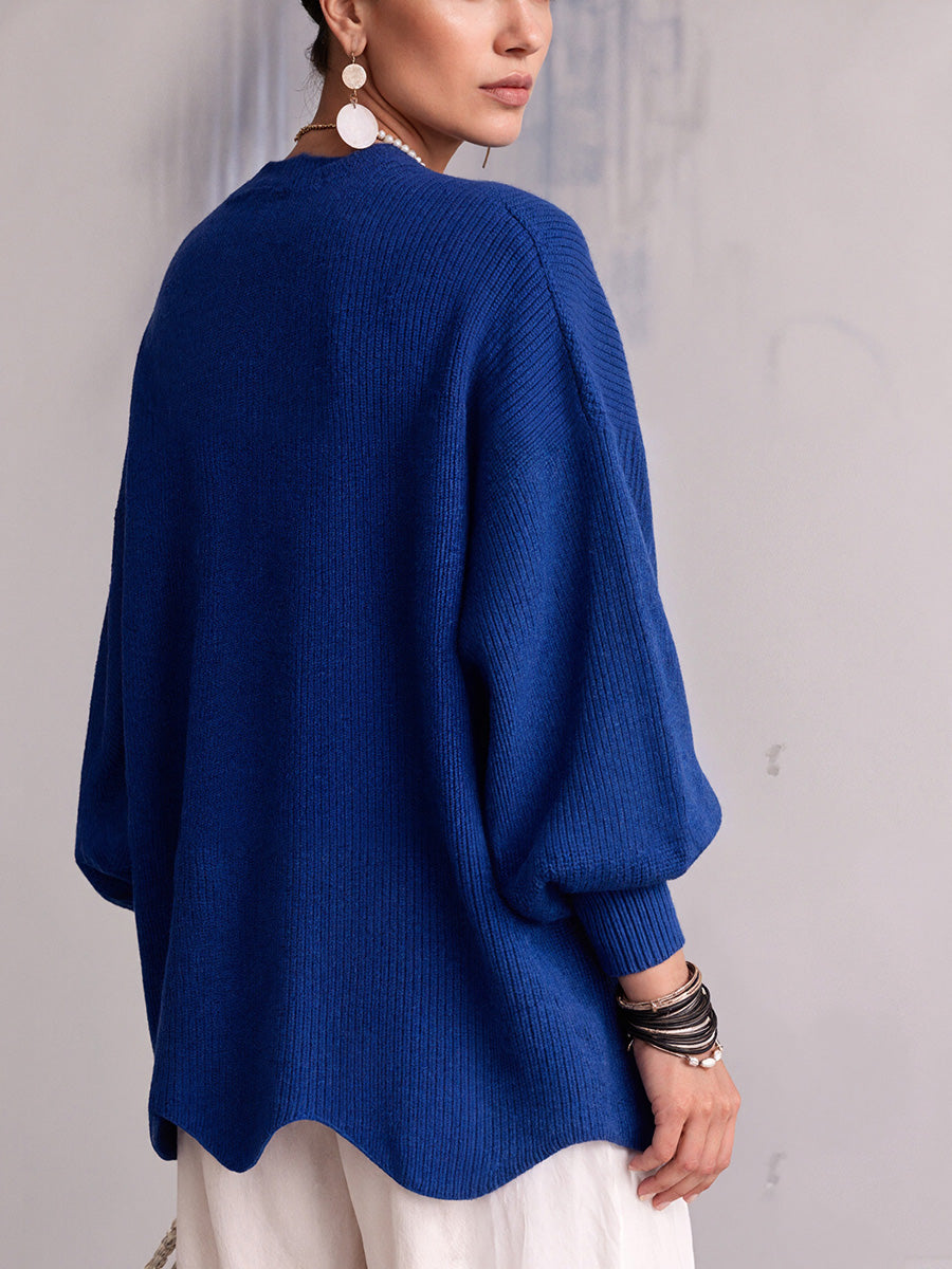 Pilar V-Neck Button Knit Cardigan