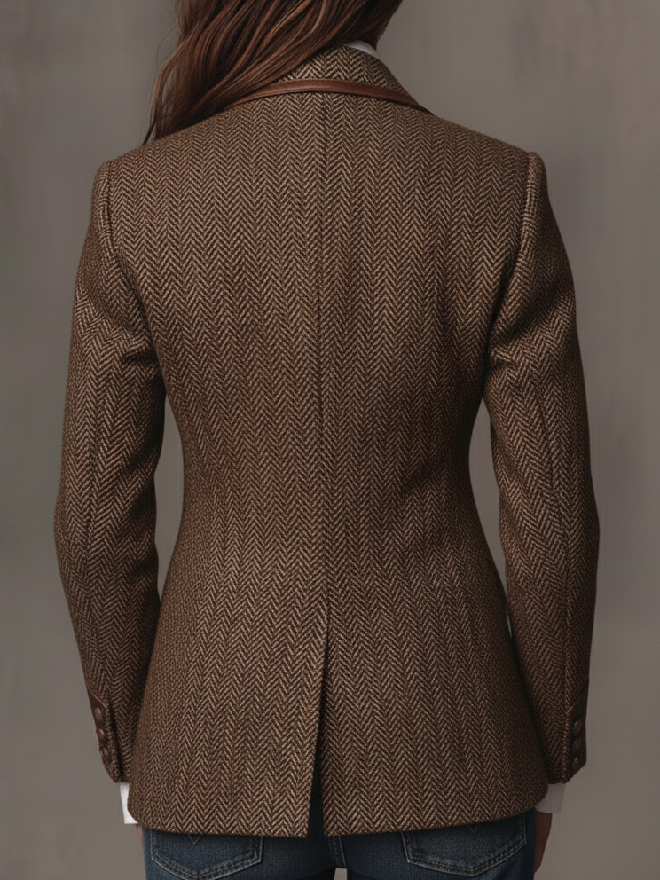 Carolina Herringbone Blazer