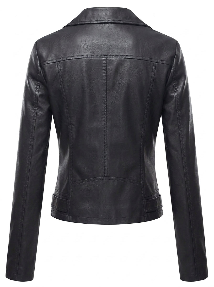 Irene Leather Biker Jacket