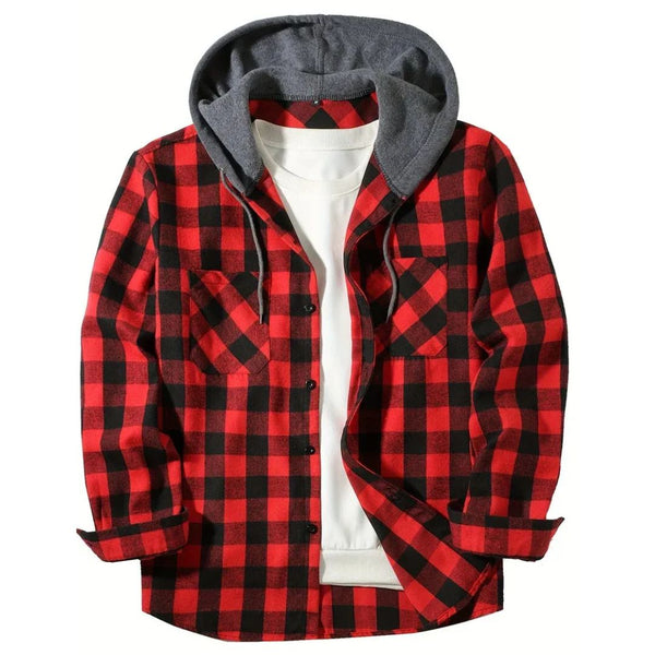 Colby Hooded Plaid Jacket