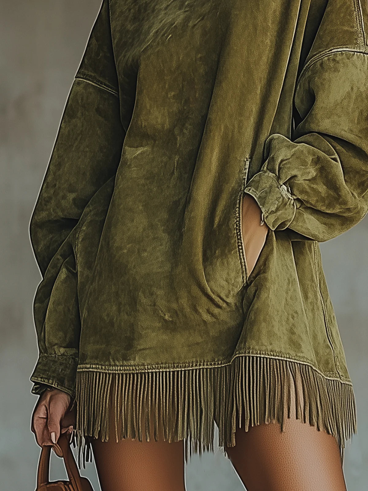 Federica Fringe Hem Dress
