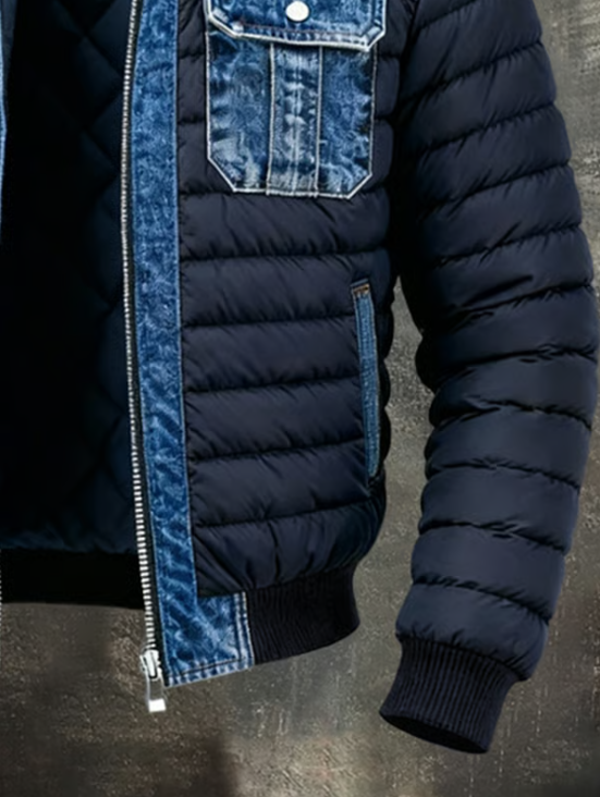 Nico Quilted Denim Hybrid Jacket
