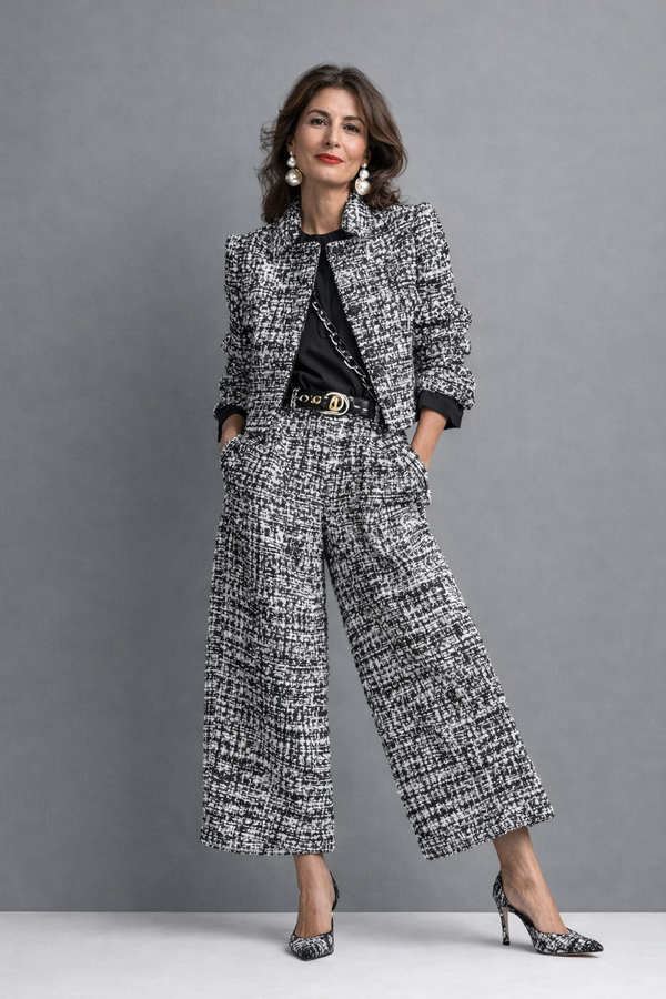 Conjunto de Tweed Giada