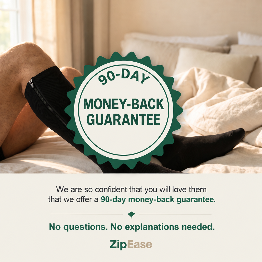 ZipEase Zippered Compression Socks
