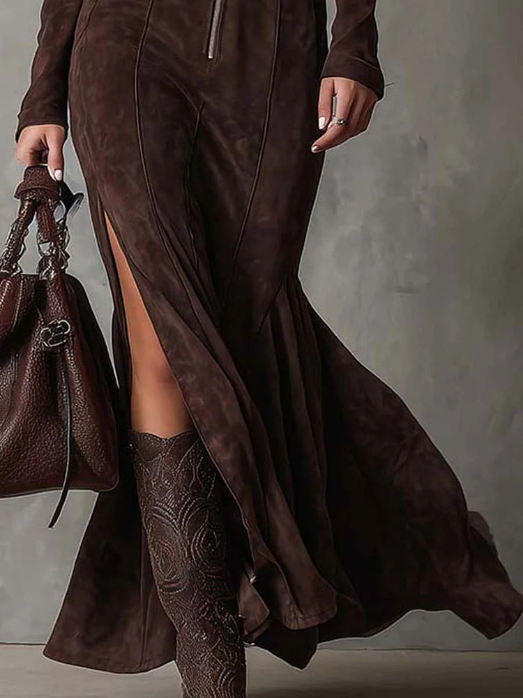 Ginevra Belted Maxi Dress