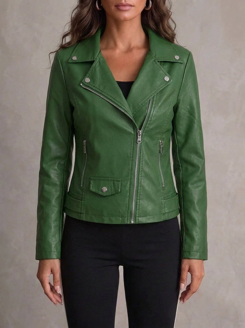 Chaqueta Biker de Piel Adriana