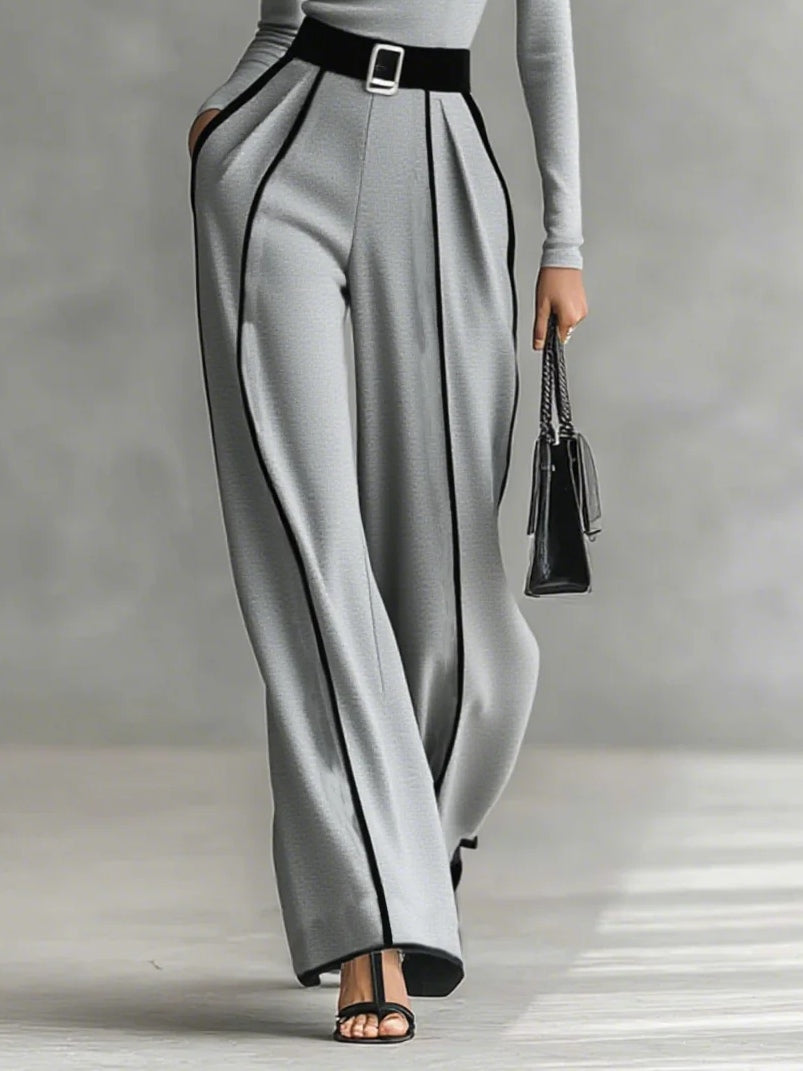 Margherita Piped Wide-Leg Set