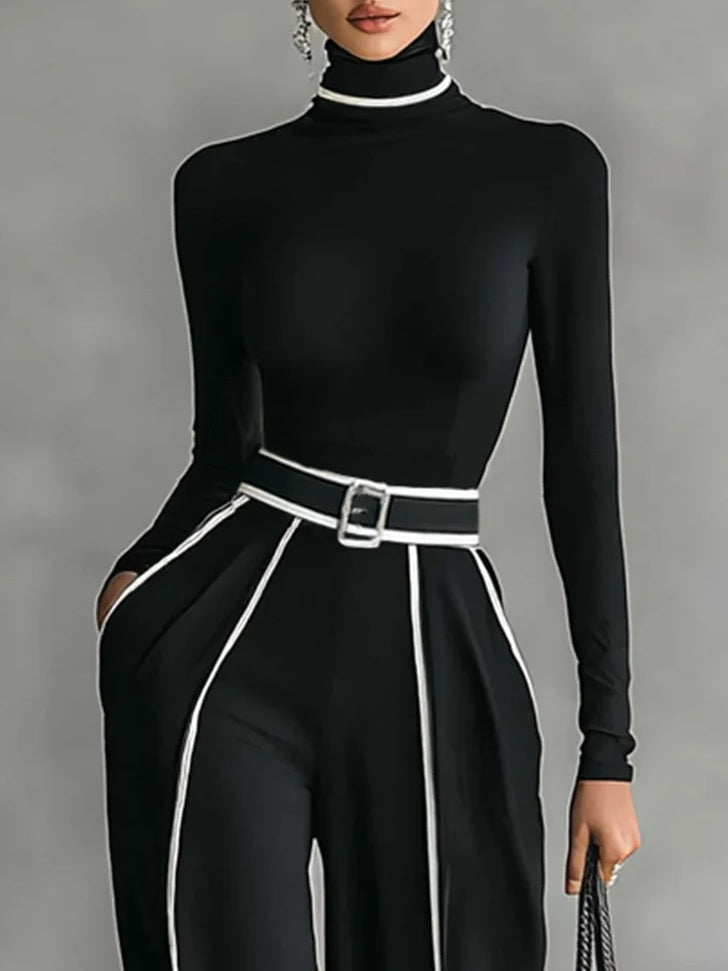 Margherita Piped Wide-Leg Set