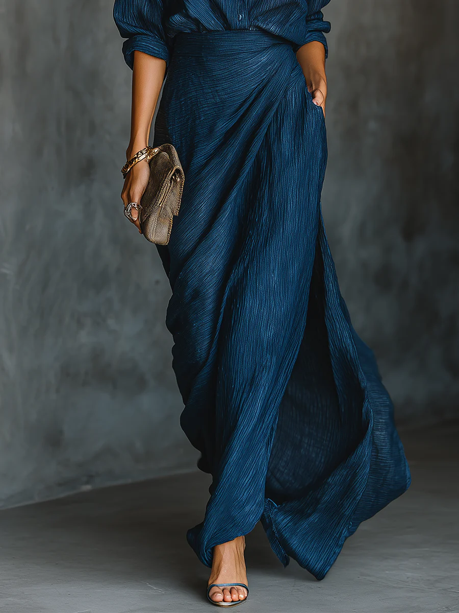 Serena Blouse and Maxi Dress Set