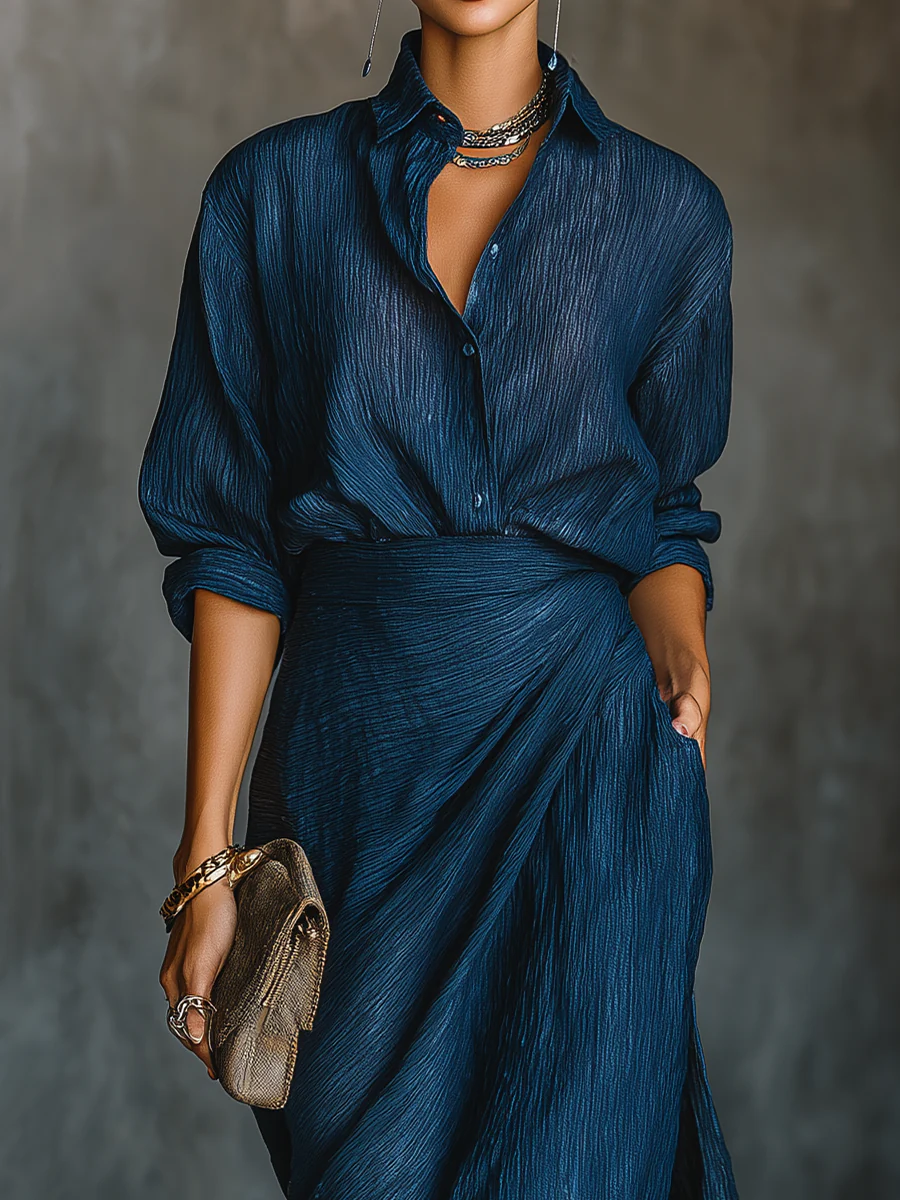 Serena Blouse and Maxi Dress Set