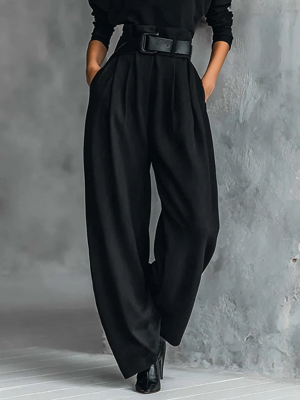 Costanza Belted Wide-Leg Set