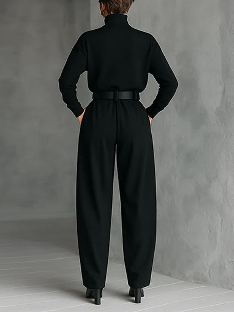 Costanza Belted Wide-Leg Set