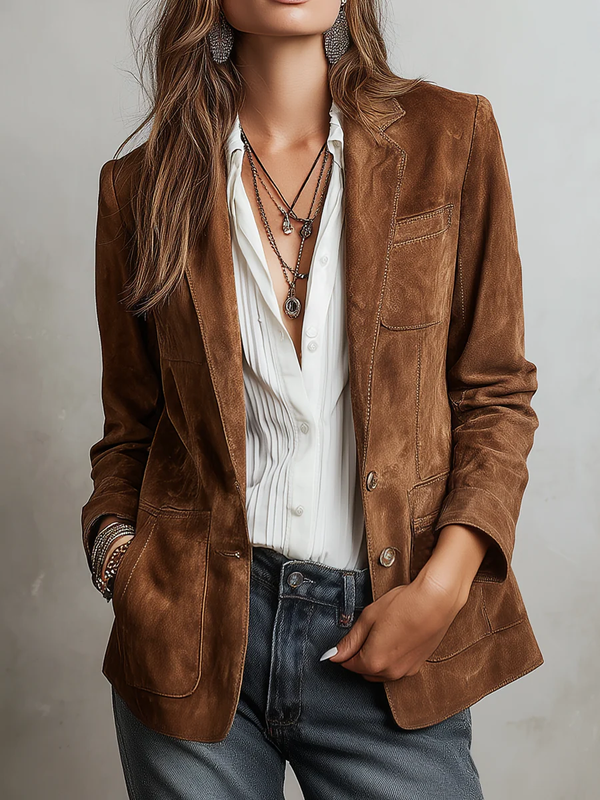 Blazer Vintage Marrone Marina