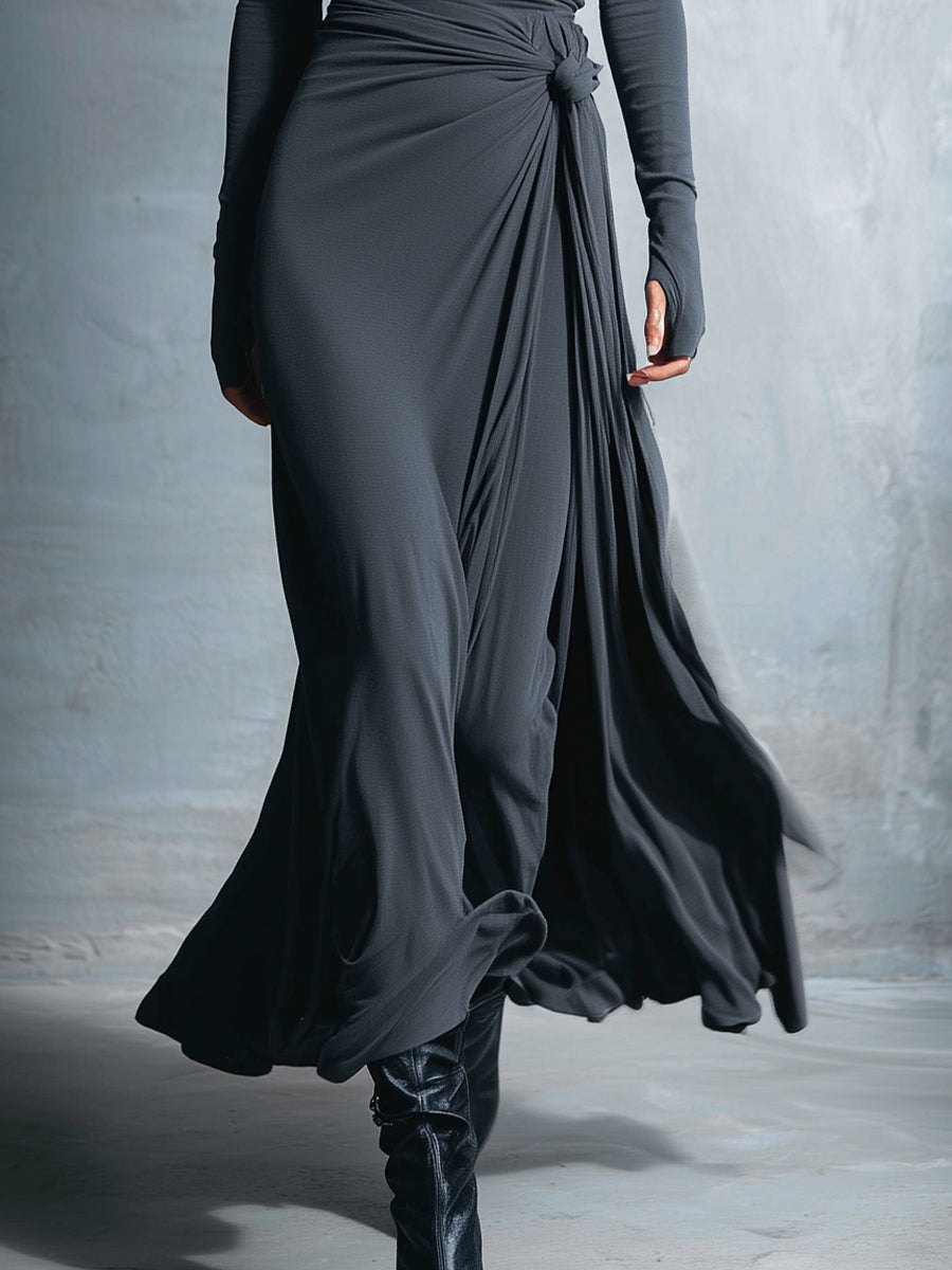 Noemi Wrap Maxi Dress