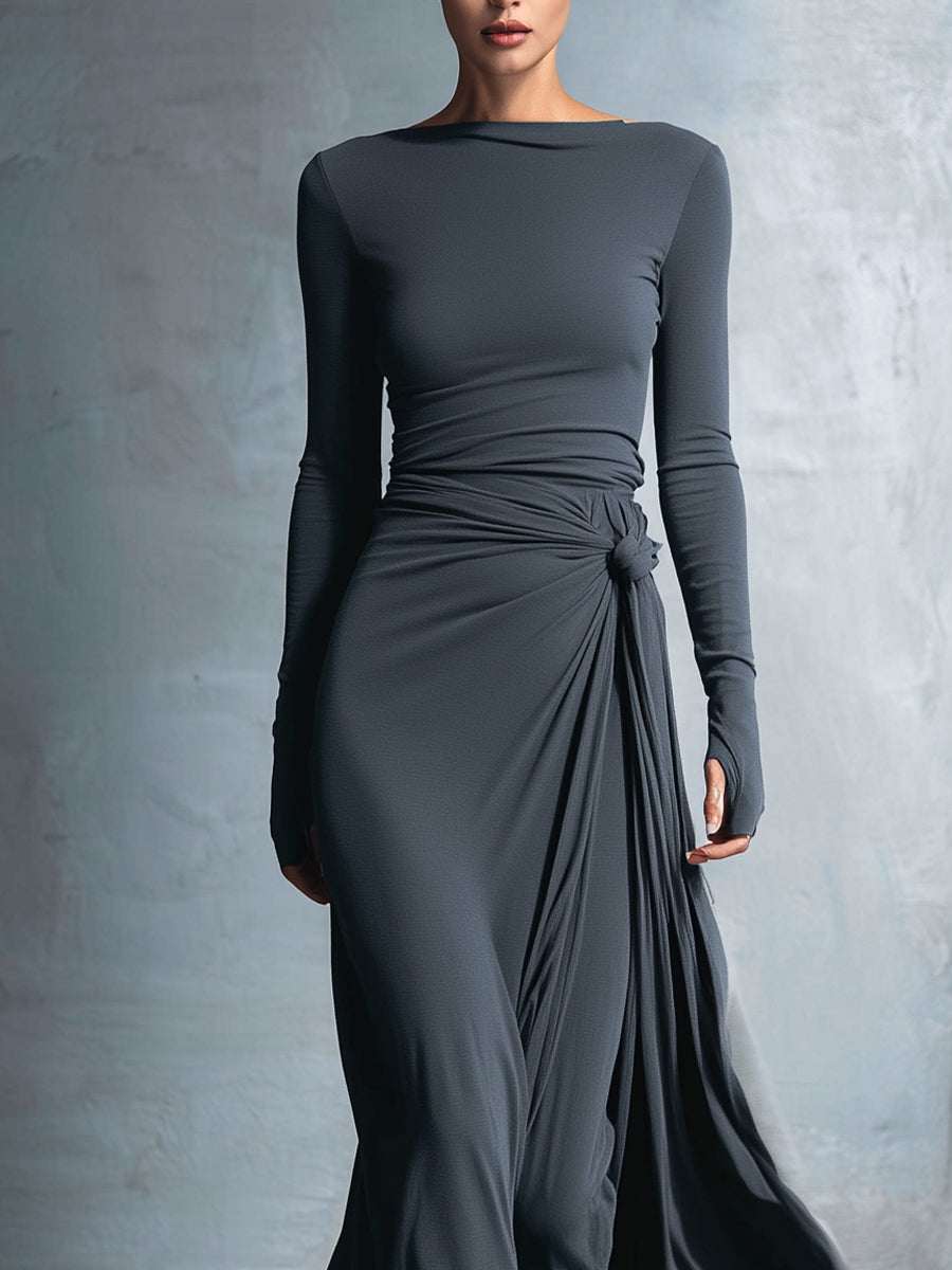 Noemi Wrap Maxi Dress