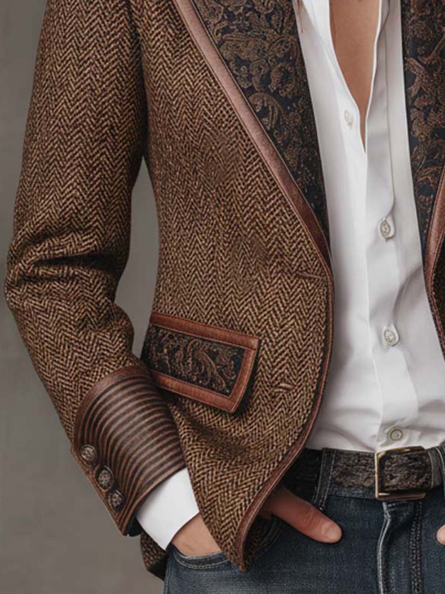 Carolina Herringbone Blazer