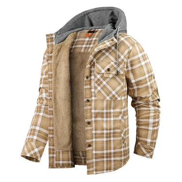 Ingram Lightweight Hooded Plaid Jacket — image 2
