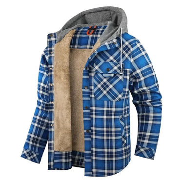 Ingram Lightweight Hooded Plaid Jacket — image 3