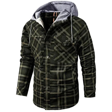 Ingram Lightweight Hooded Plaid Jacket — image 4