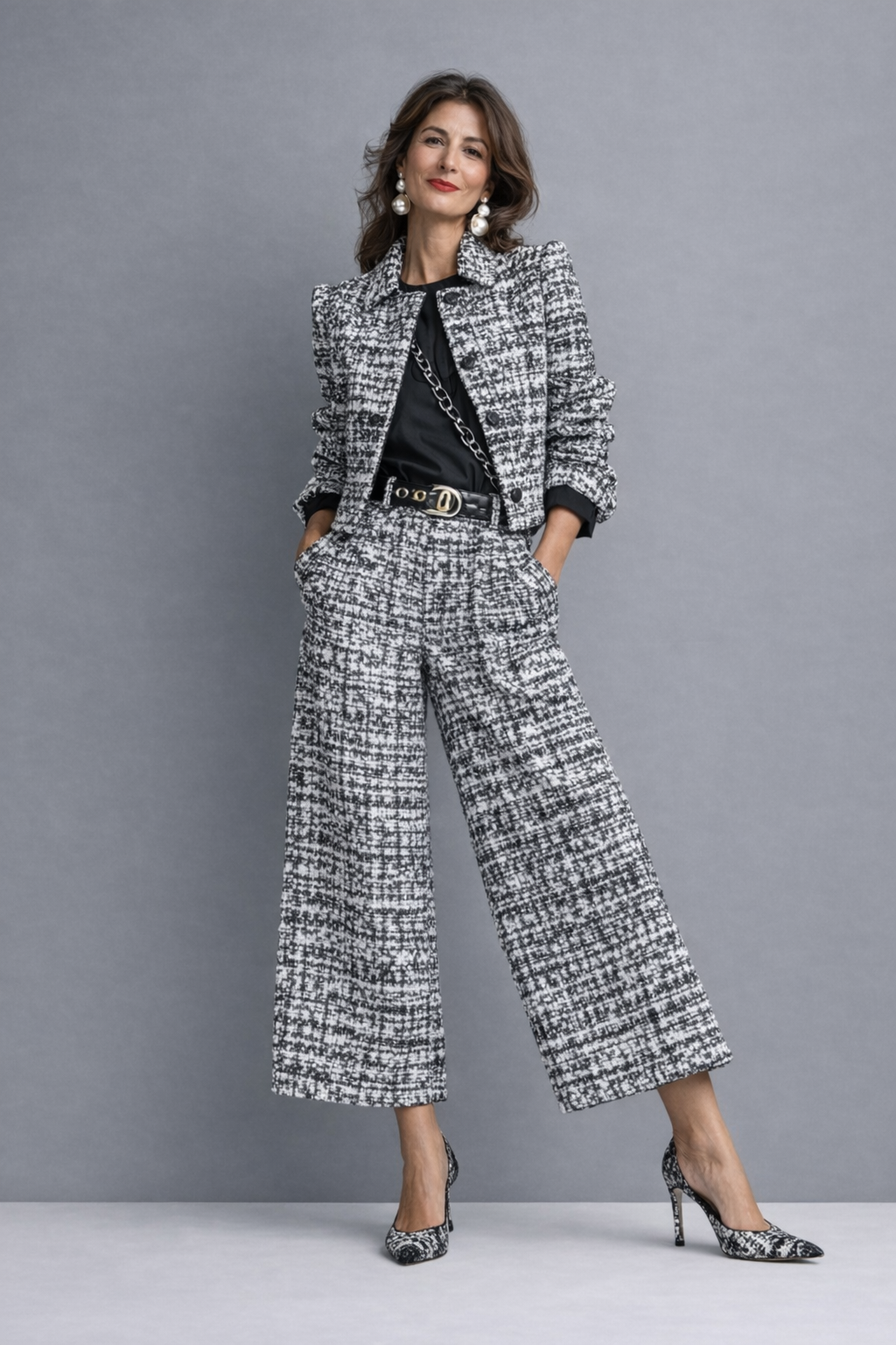 Giada Tweed Two-Piece Set