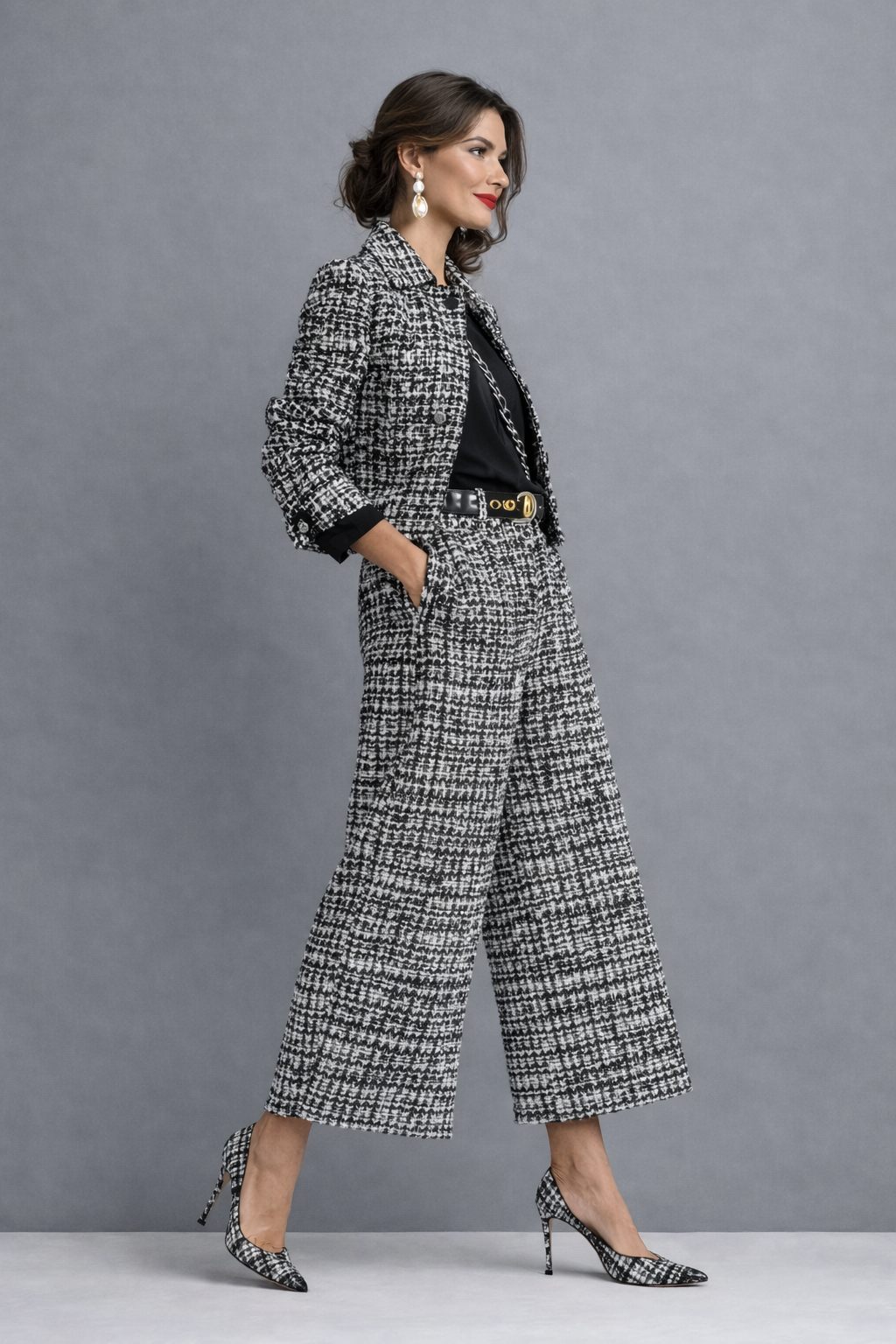 Giada Tweed Two-Piece Set
