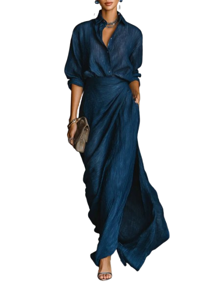 Serena Blouse and Maxi Dress Set