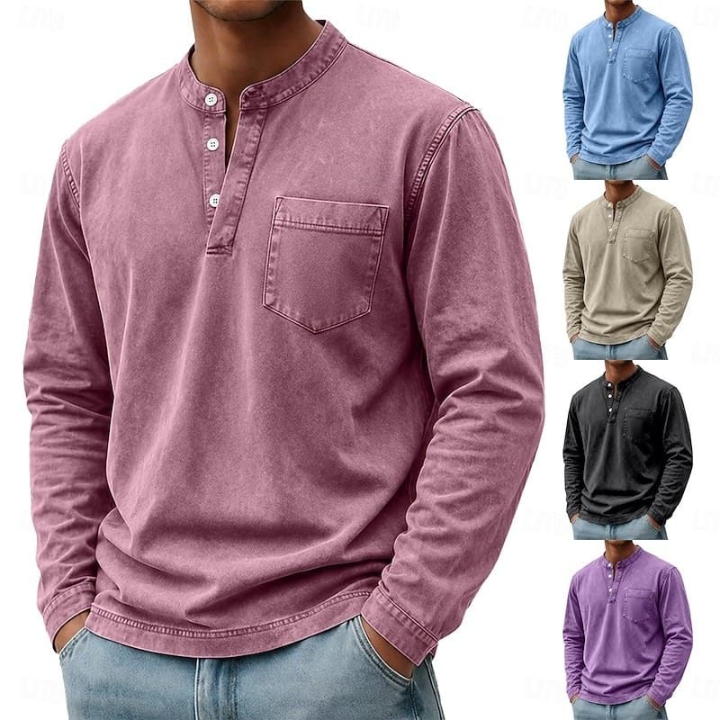 Seabrook Washed Henley — product image 11