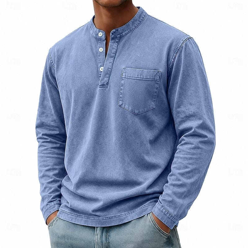 Seabrook Washed Henley — product image 8