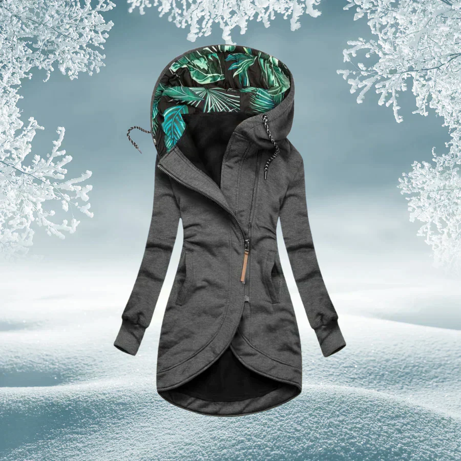 Freya Plush Hooded Jacket