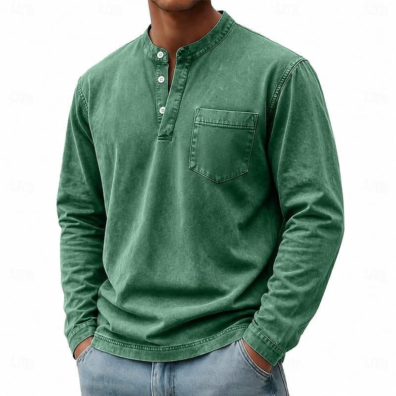 Seabrook Washed Henley — product image 9