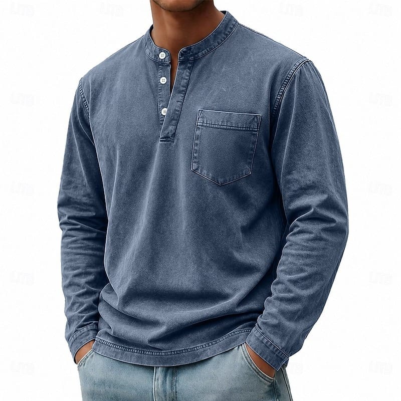 Seabrook Washed Henley — product image 5