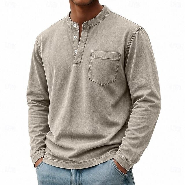 Seabrook Washed Henley — product image 2